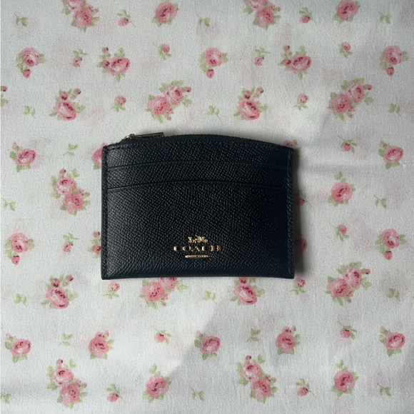 Coach Black Card Holder - Picture 1 of 3